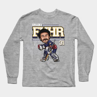 Grant Fuhr St. Louis Cartoon Long Sleeve T-Shirt